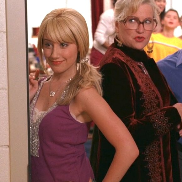 Purple V-neck Embellished Sequin Tank ASO Sharpay Evans - Picture 8 of 8